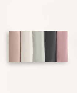 OYSHO Набор из пяти трусиков-хипстеров из полиамидной смеси, антрацитовый меланж