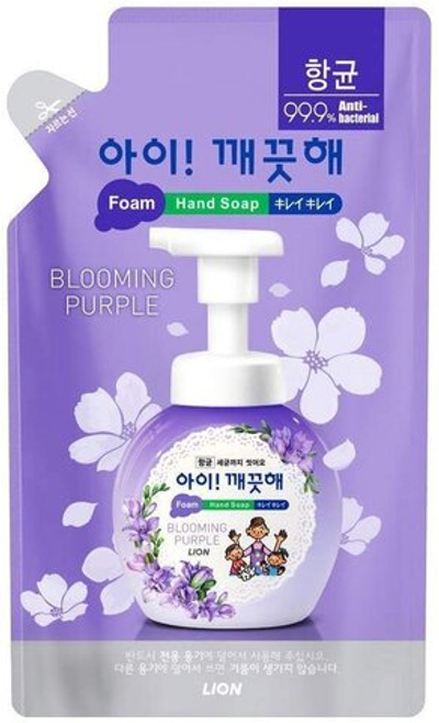 LION Жидкая пена д/рук Фиалка 200 мл.(м/у)