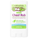 Boogie Wipes, успокаивающий крем для груди, для детей от 3 месяцев, эвкалипт и лаванда, 14 г (0,49 унции)