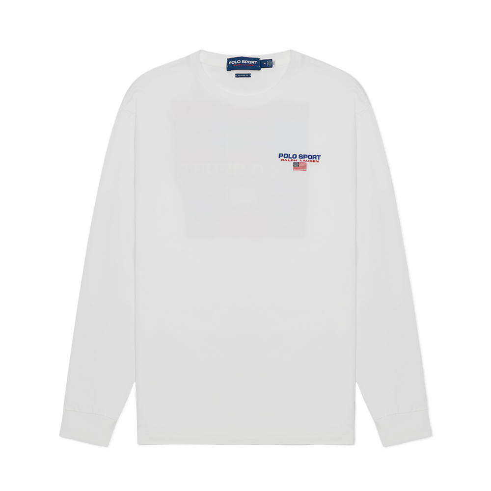 Лонгслив Polo Ralph Lauren Sport White