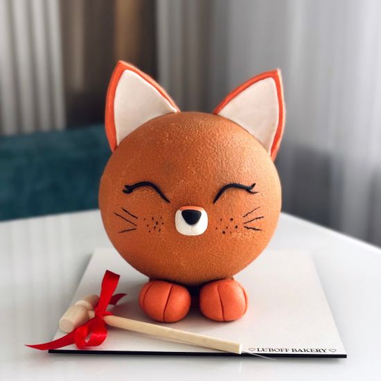 Шоу-торт бомба лисенок с сюрпризом внутри