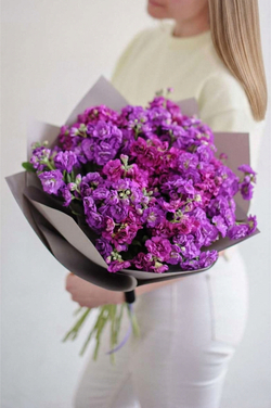 Букет из кустовых маттиол