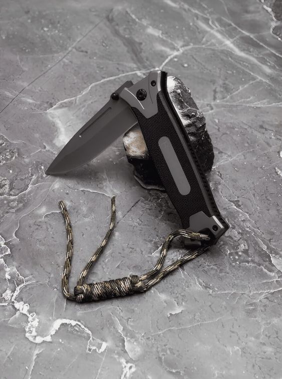 Тактический выкидной нож Browning Черный