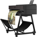 Широкоформатный принтер HP DesignJet T870, 24", цвета, 21 sec/стр. A1, 120 стр. A1 в час, 2400x1200dpi, Wi-Fi, стенд