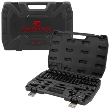 Набор инструментов 40пр. 1/2''6pt EVERFORCE EF-6401-5MPB