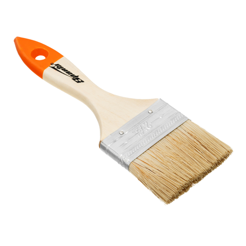 Кисть плоская Slimline 2.5" (63 мм) натуральная щетина, деревянная ручка Sparta