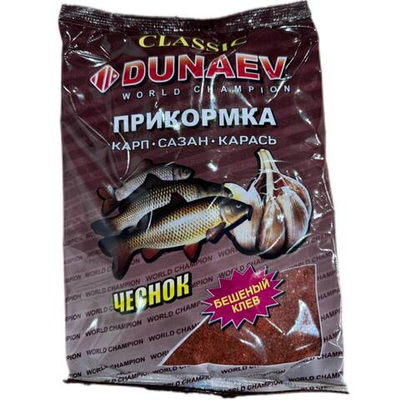 Прикорм Дунаев Классика 0,9кг Карп Чеснок**, 209741