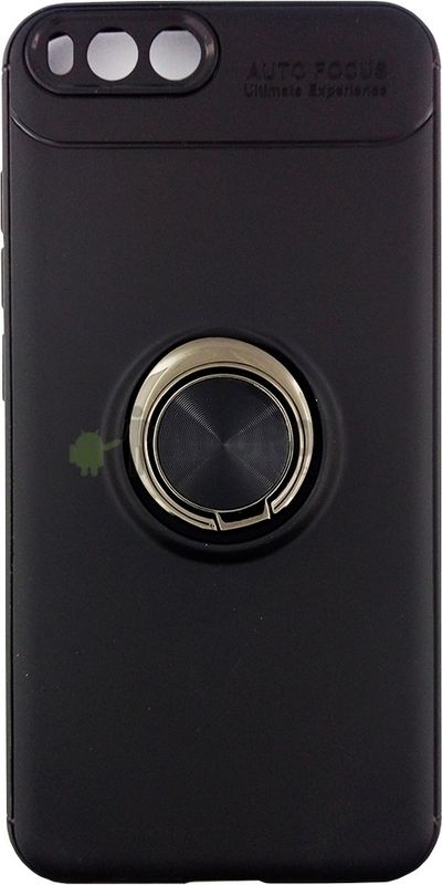 Чехол AUTO FOCUS (с держателем кольцом) для Xiaomi Mi6 (Black)
