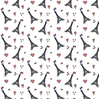 Париж (белый фон)