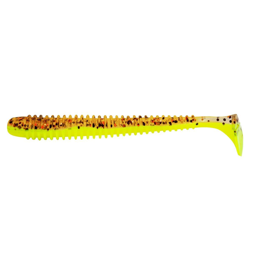 Виброхвост Liny Catcher 2,35"/6 см Golden Lime 12шт. (HS-5-048) Helios