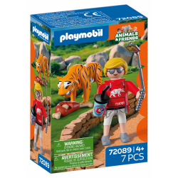 Playmobil - Animals & Friends Тигр и посетитель 72089