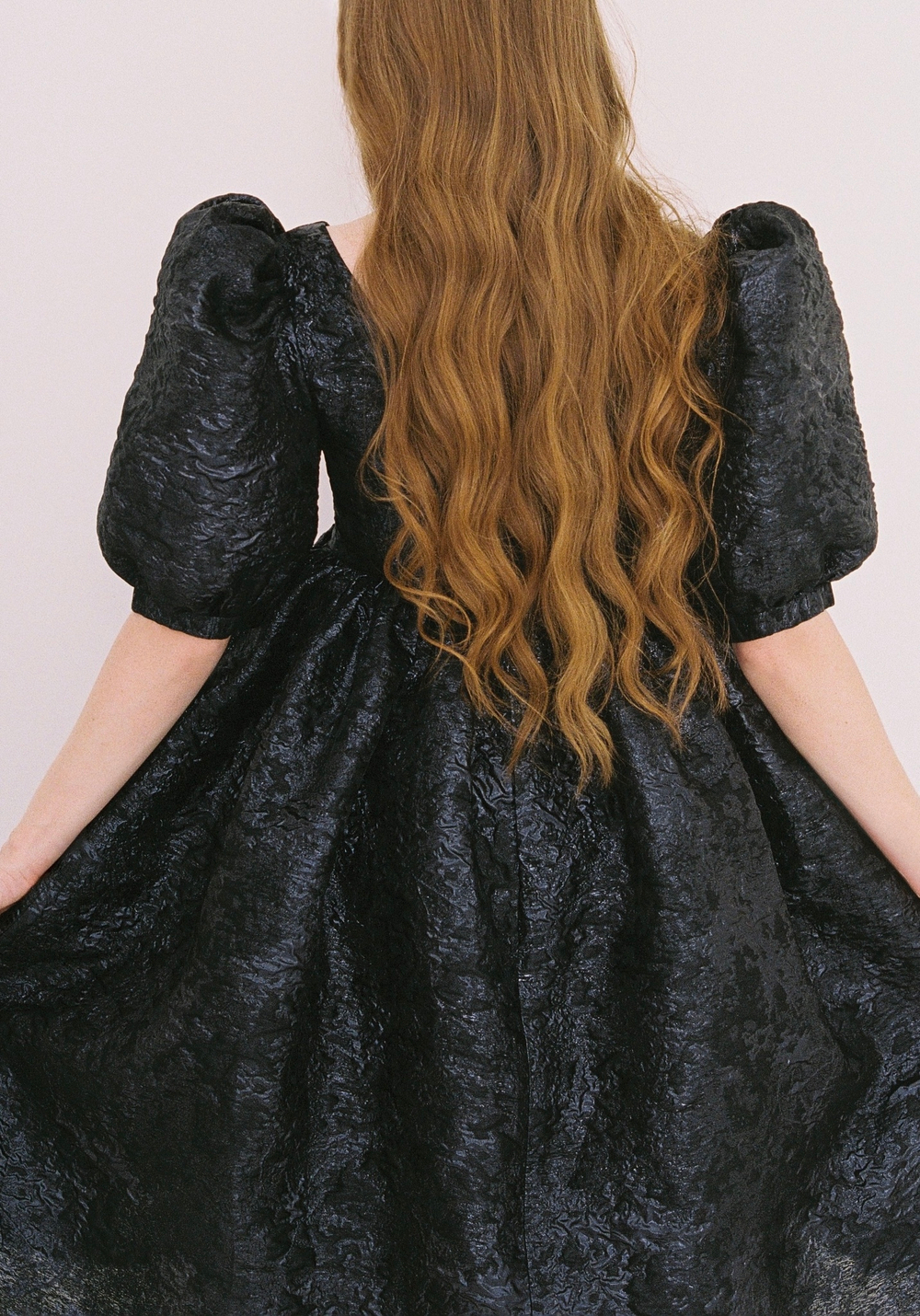 Royal black dress