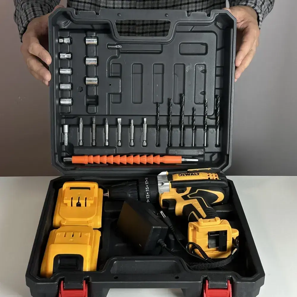 Шуруповерт аккумуляторный / 2 АКБ / шуруповерт DeWalt 24v