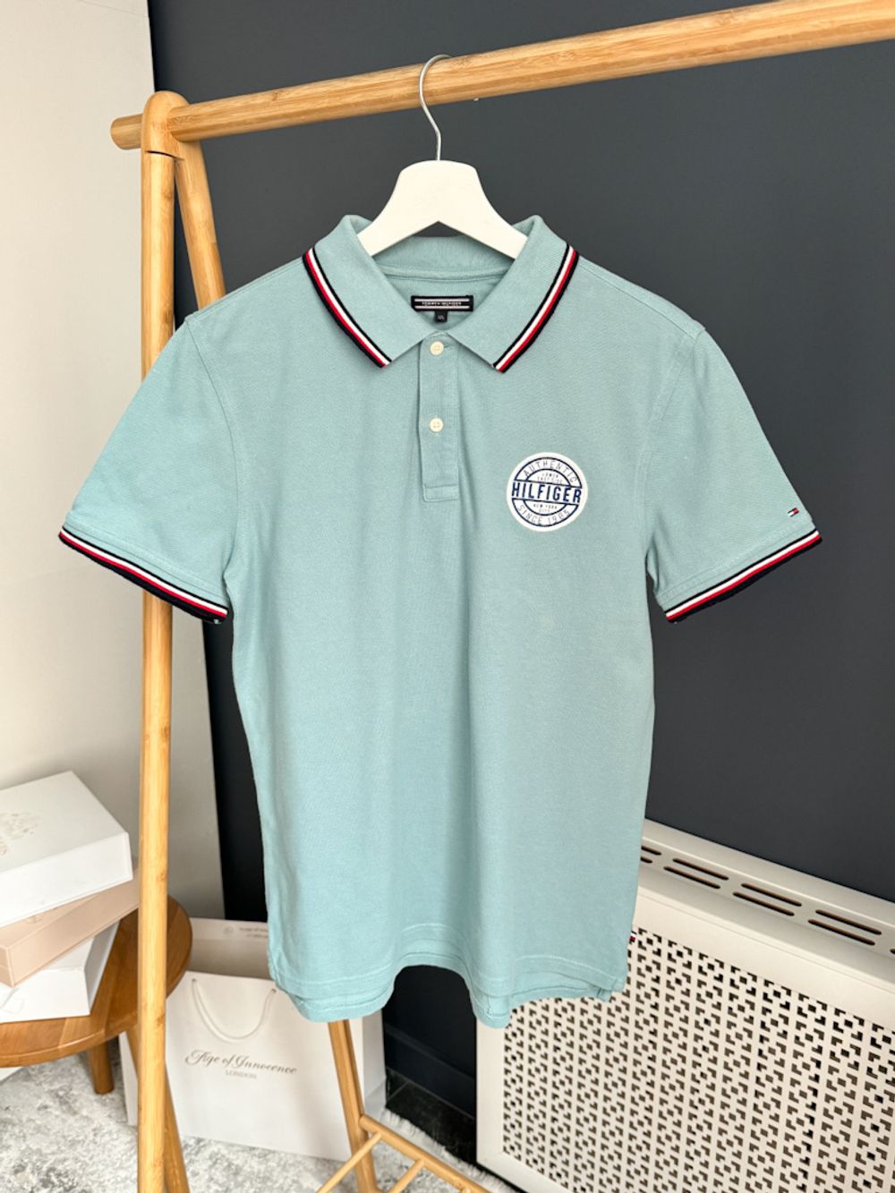 Хлопковое поло Tommy Hilfiger, 176