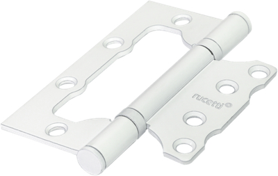 Петля стальная без врезки RFH-100*75*2,5 белый