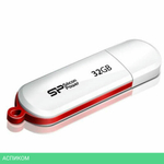 USB Flash-накопитель Silicon-Power LuxMini 320 32GB белый (SP032GBUF2320V1W)