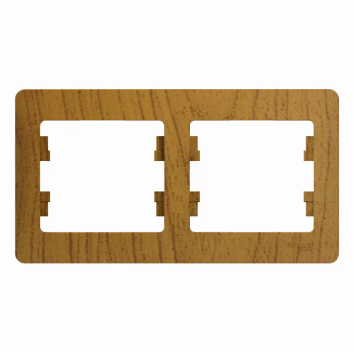 GLOSSA 2-постовая РАМКА, горизонтальная, ДУБ