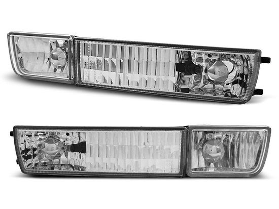 Поворотники с галогеном VW Golf 3 / Vento chrome