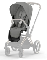 Коляска Cybex Priam IV Rosegold complete Cloud T Sepia Black Plus Base T 3 в 1 Mirage Grey