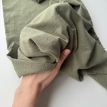 Хлопок "под Лён" Светлая оливка