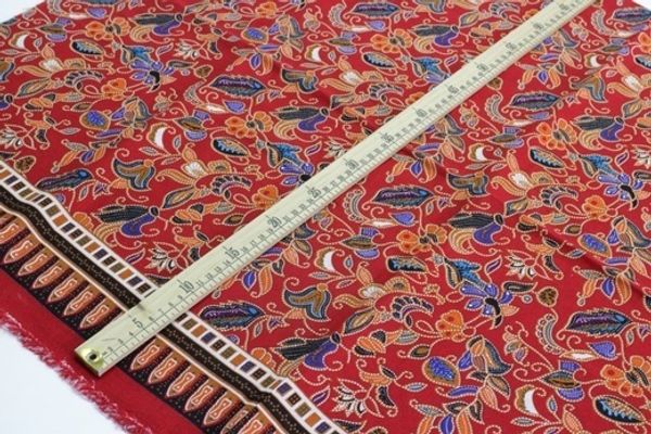 ИНДИЯ НА КРАСНОМ  55% лен 45 % хлопок 3