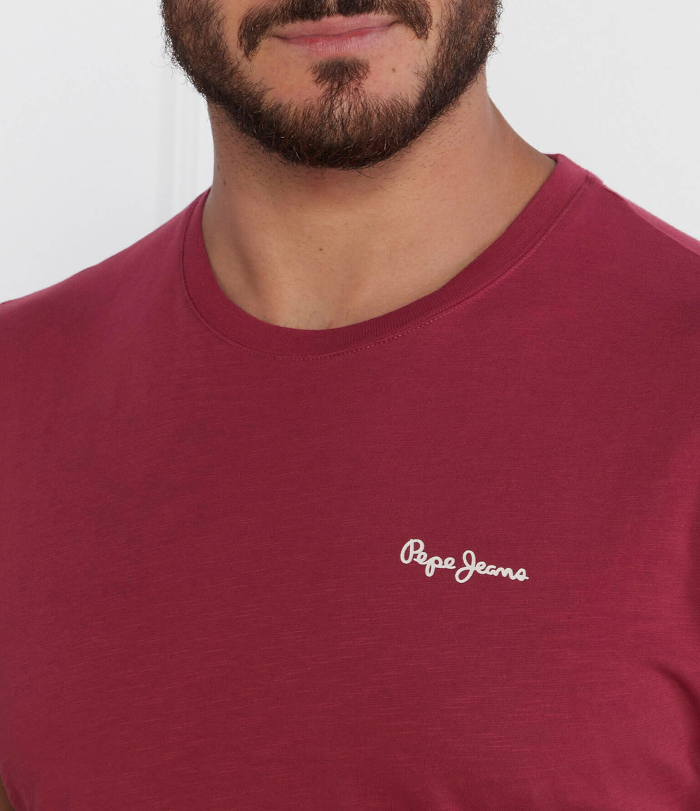 Футболка WILTSHIRE SS Pepe Jeans London - бордовый(PM509083)