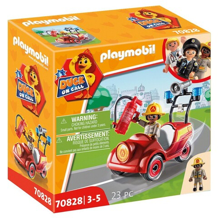 Playmobil - Утка на вызов Мини-пожарная машина 70828