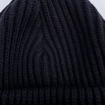 Шапка бини из смесовой шерсти однослойная "ONYX"
