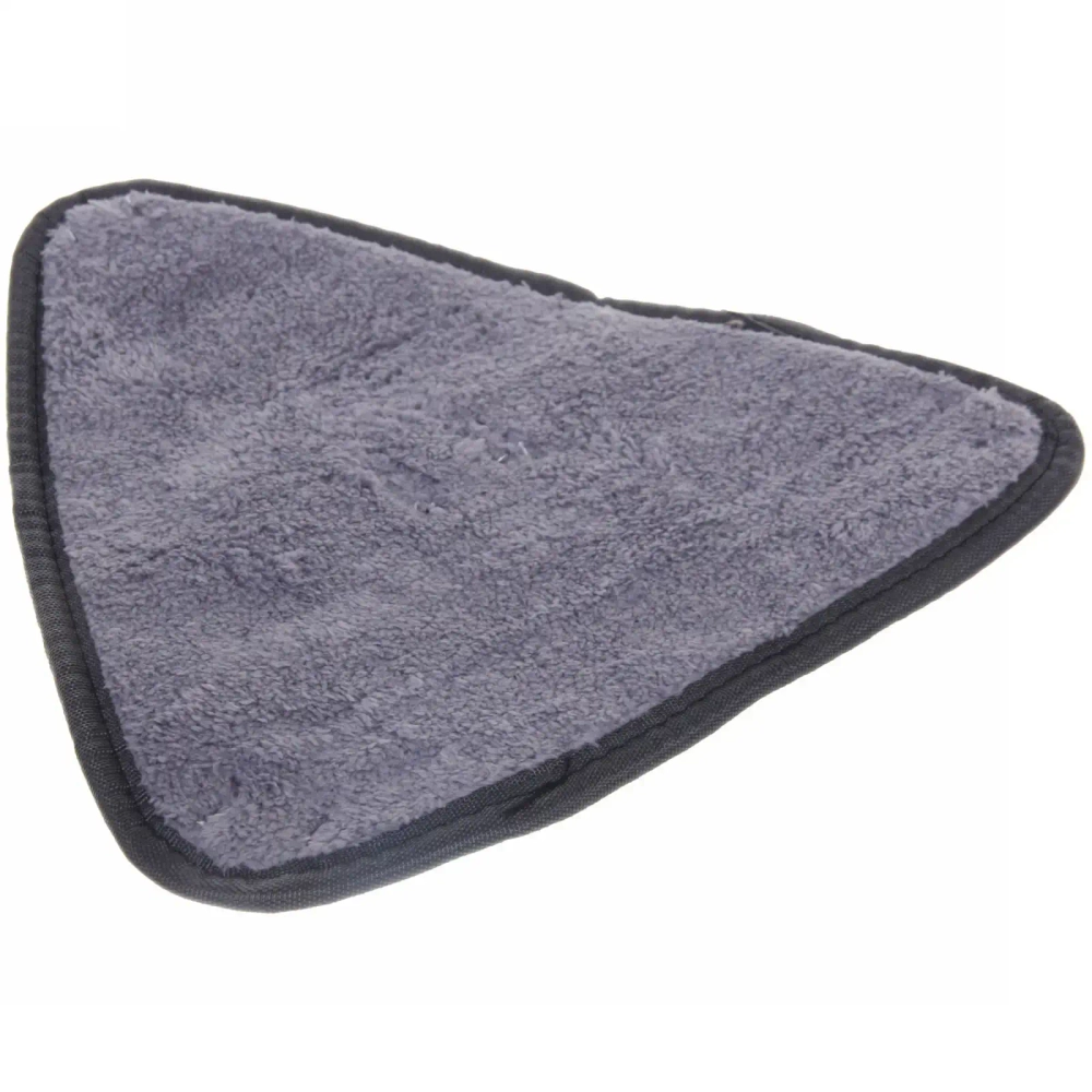 Швабра треугольная с отжимом, ручка 130 см цвет белый