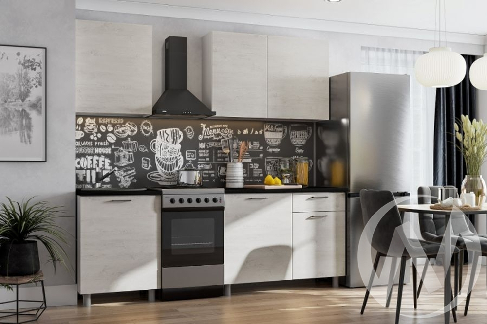 Кухонный гарнитур Лаванда 1,7м