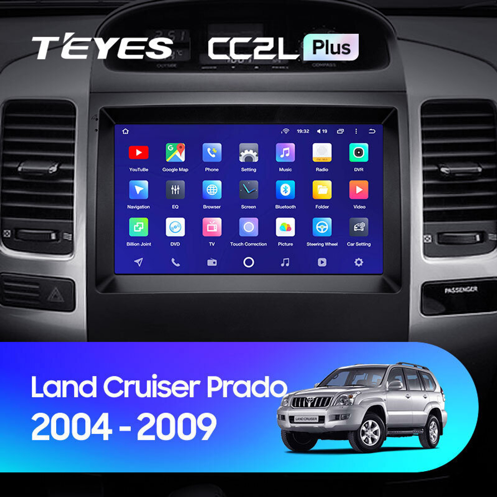 Teyes CC2L Plus 9" для Toyota Land Cruiser Prado, Lexus GX 470 2004-2009