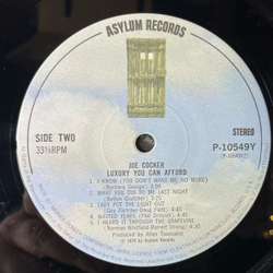 Винтажная виниловая пластинка LP Joe Cocker Luxury You Can Afford (Япония 1978) (Без Оби) Boogie Baby