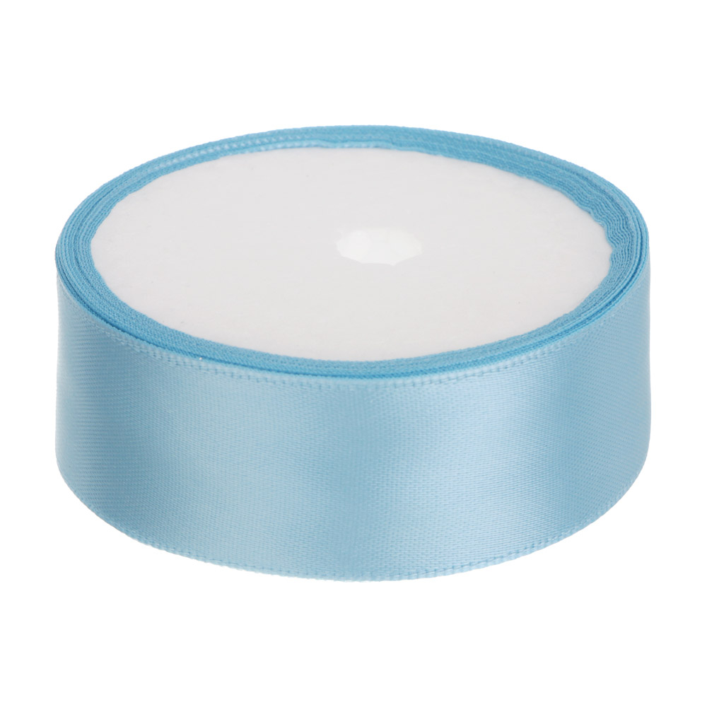 Лента для подарков атласная, 2,5 см x 2,7 м, полиэстер, 6 цветов