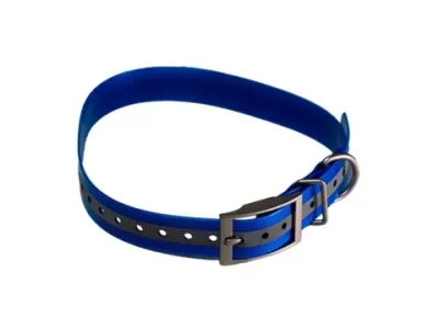 Светоотражающая синяя шлейка для GPS-ошейника ARTELV COLLAR