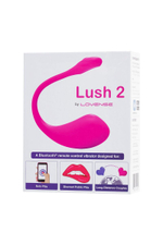 Ярко-розовое виброяйцо Lovense Lush 2 (Цвет: ярко-розовый)