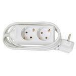 Удлинитель 2гнезда 5м с заземлением ПВС 2200Вт 3x0.75мм² Эра (20)