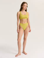 Купальные трусы бикини с высокой посадкой