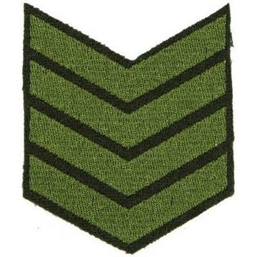 Нашивка по году службы 4 года, на липучке (Олива)