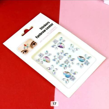 Композиции из страз №17, серебро