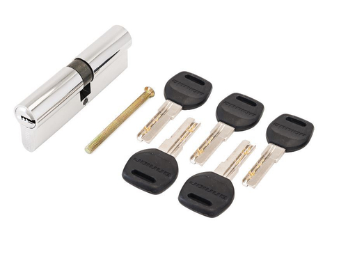 Механизм цилиндровый АЛЛЮР HD F   70-5K СР хром/перф.кл/кл.(35*35) (30*10*30) /16247