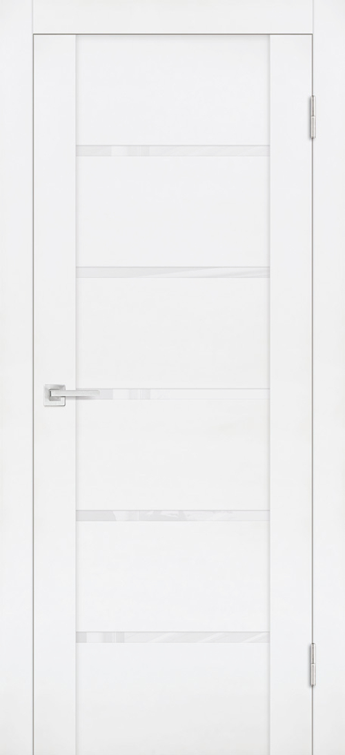 Дверь PST-7 / Цвет белый бархат / белоснежный лакобель / Двери PROFILO PORTE