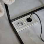 Рамка на 2 поста Hammer (серебряный) W0022406