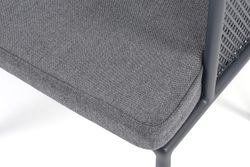 "Прометей" стул, каркас из стали темно-серый (RAL7024) муар, ткань темно-серая 027