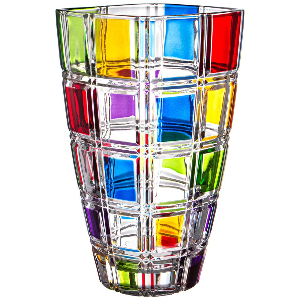 ВАЗА "SQUARE COLORED" 13,5Х13,5Х24,5 СМ