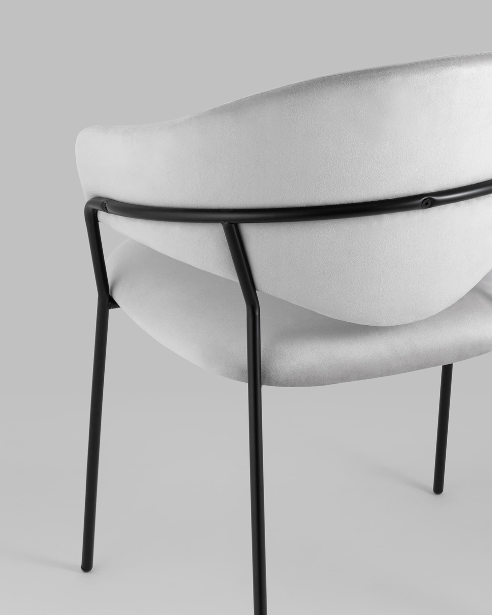 Стул Алексис велюр серый 2 шт