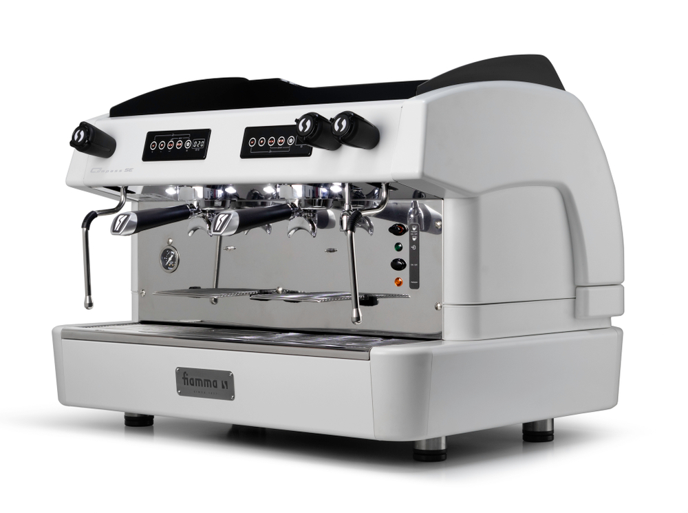 Кофемашина рожковая FIAMMA COMPASS 2 SE TC WHITE (автомат, 2 группы)