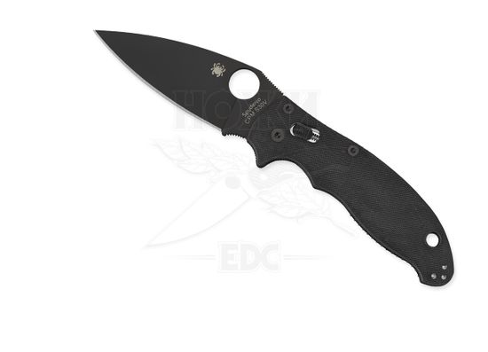 Складной нож Spyderco Manix2 C101GPBBK2 c клинком из стали CPM-S30V, рукоять G10