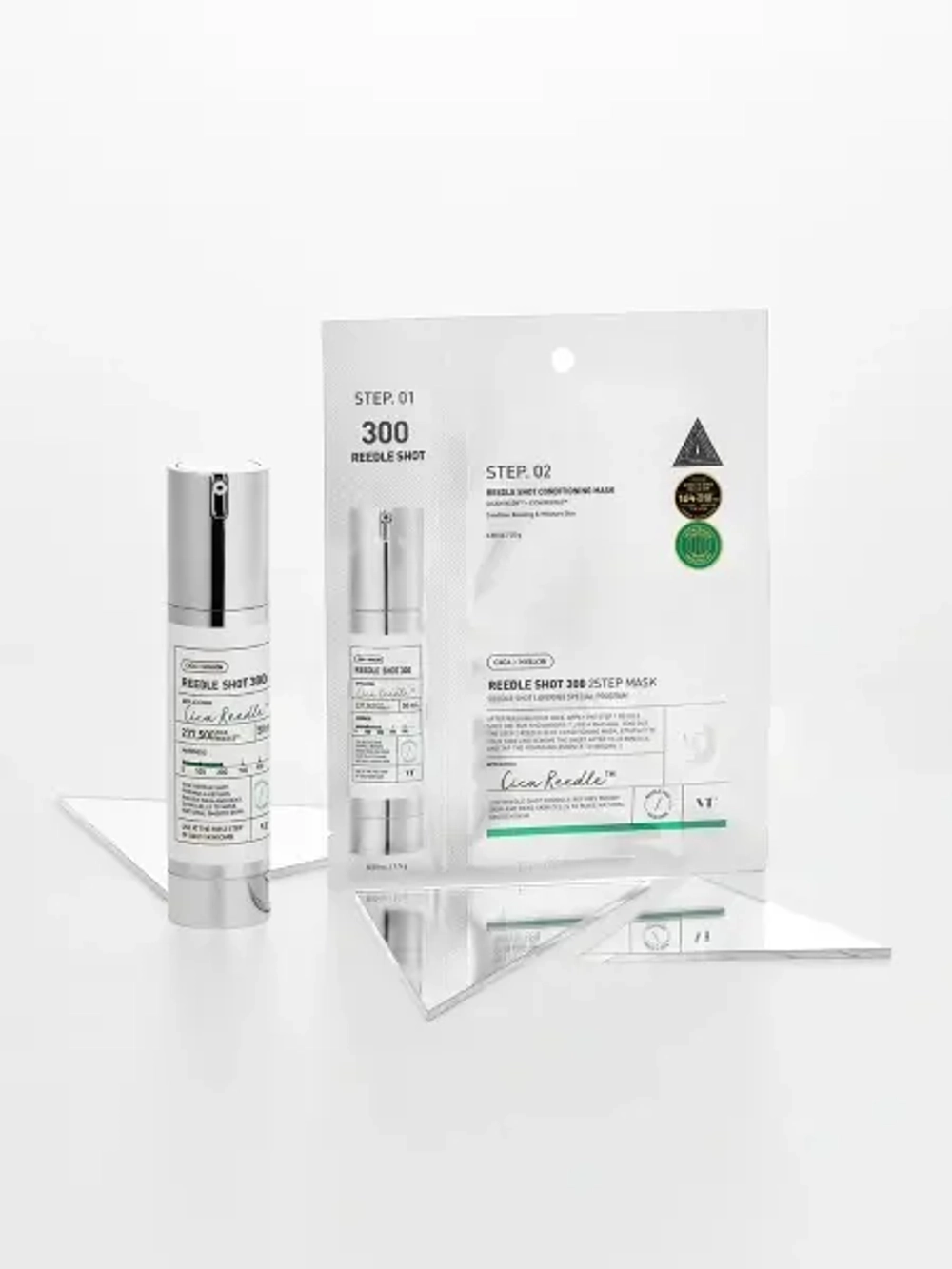 VT COSMETICS Маска интенсивная двухфазная с микроиглами Reedle Shot 300 Conditioning 2Step Mask MILD (25 г + 1,5 г)