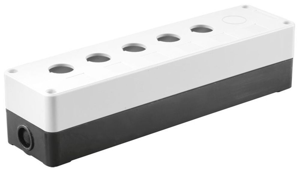 Корпус поста КП105(6) для кнопок управления 5(6) мест белый IEK