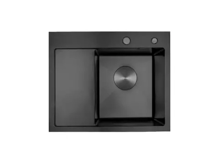 Мойка AVIVA 58*48, Нано-Черный (арт. NB5848R), правая